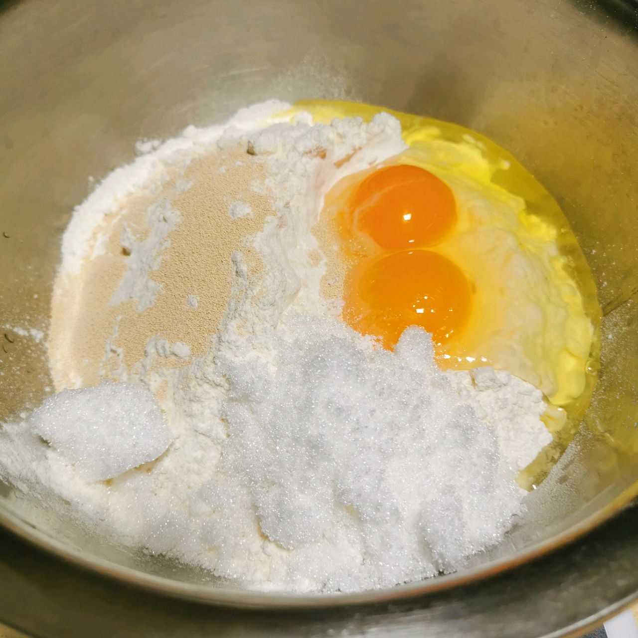 豆沙馅华夫饼