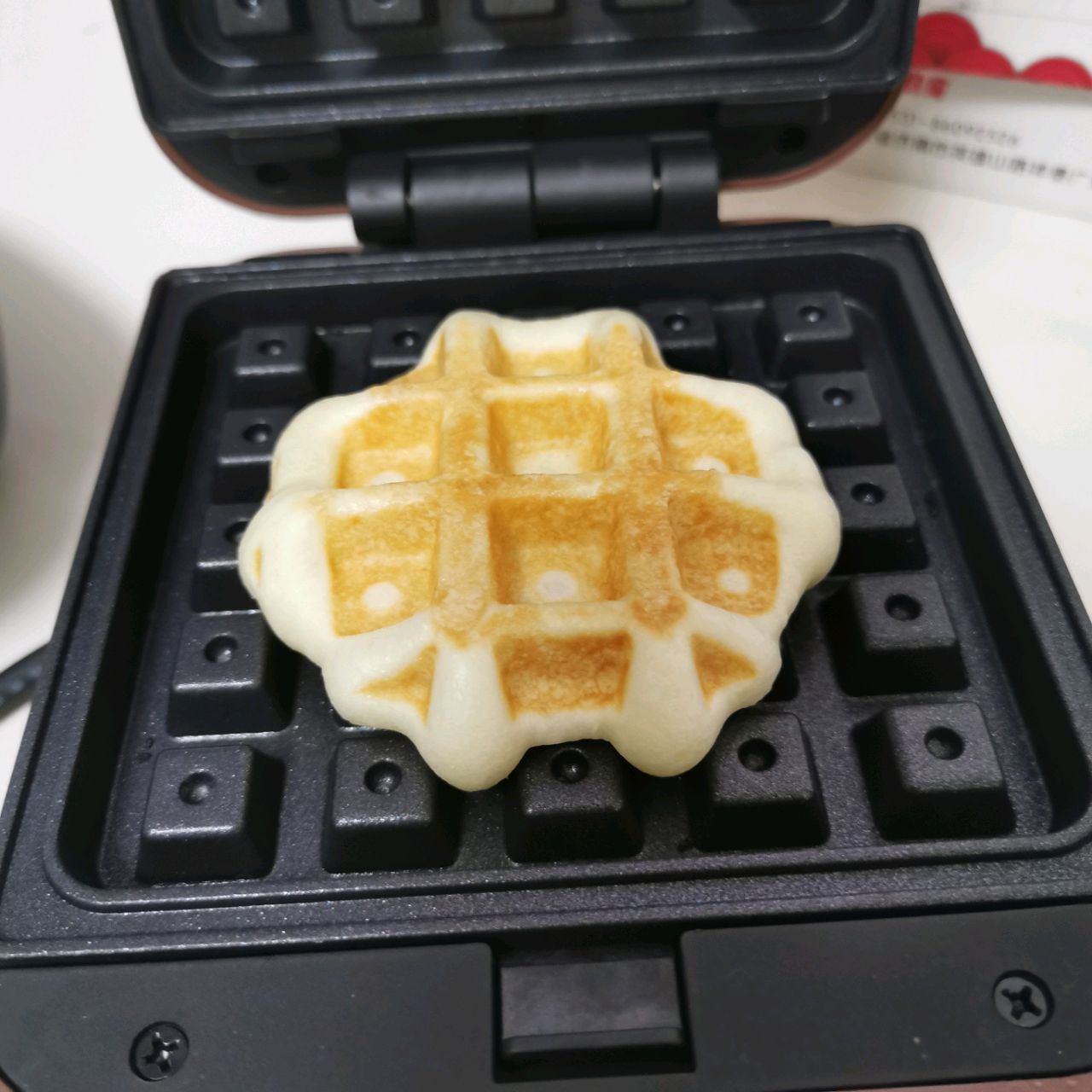 豆沙馅华夫饼