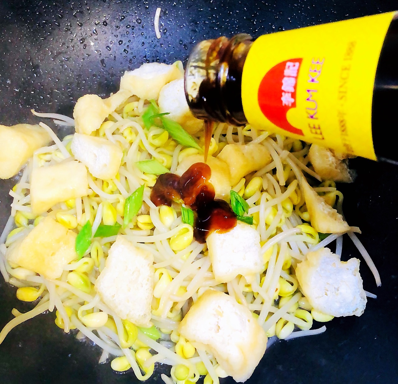豆芽菜遇蚝油