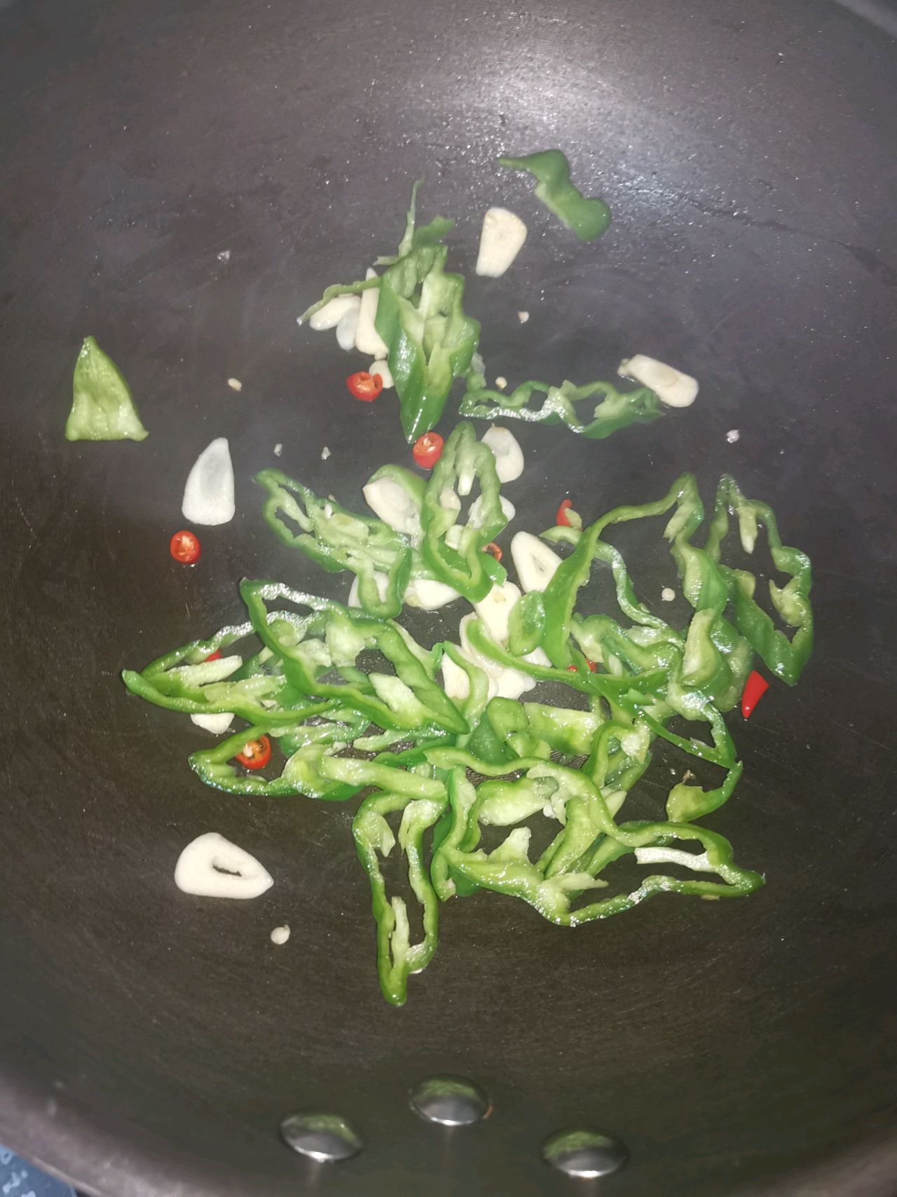 豆芽炒粉丝（少油）