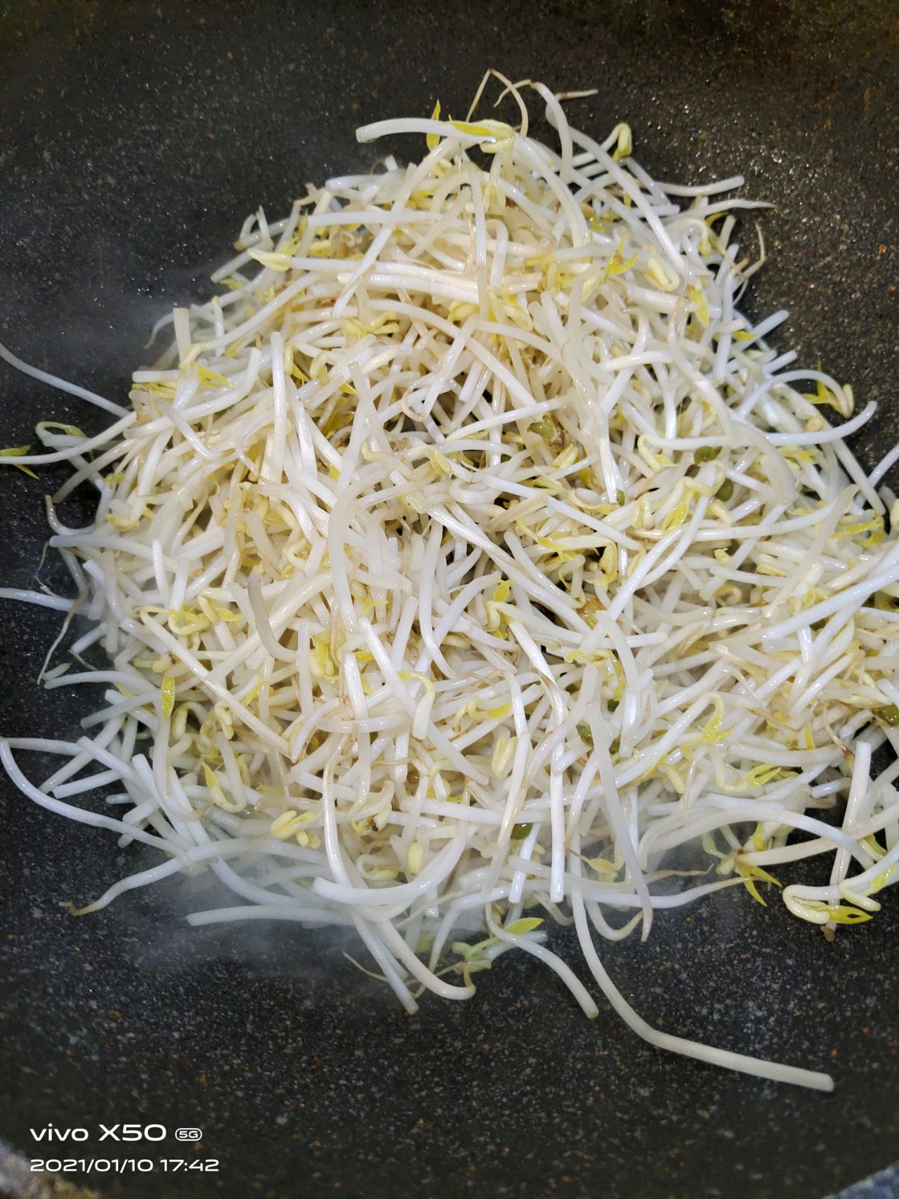 豆芽炒韭菜
