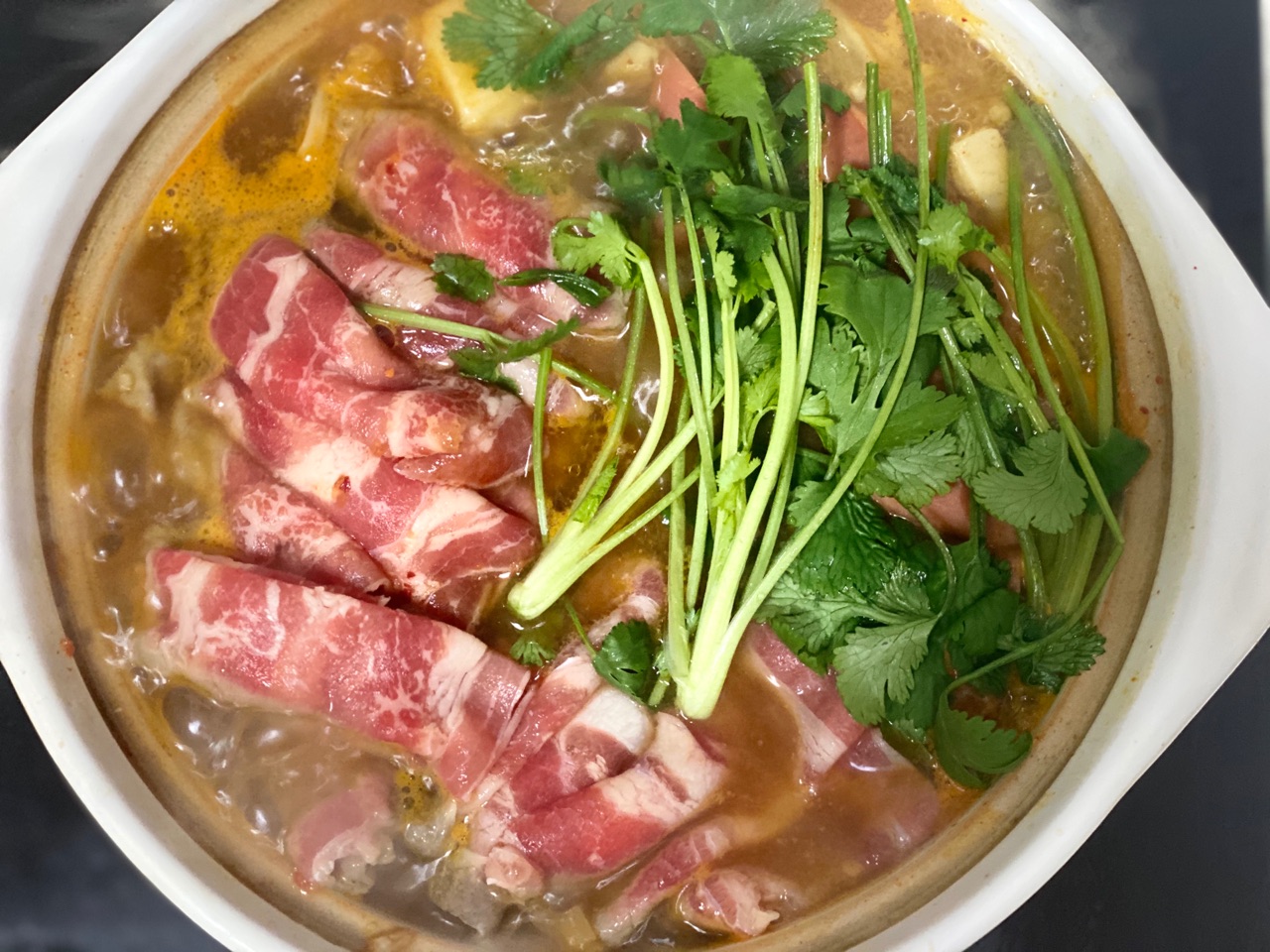 独家｜辣白菜肥牛锅
