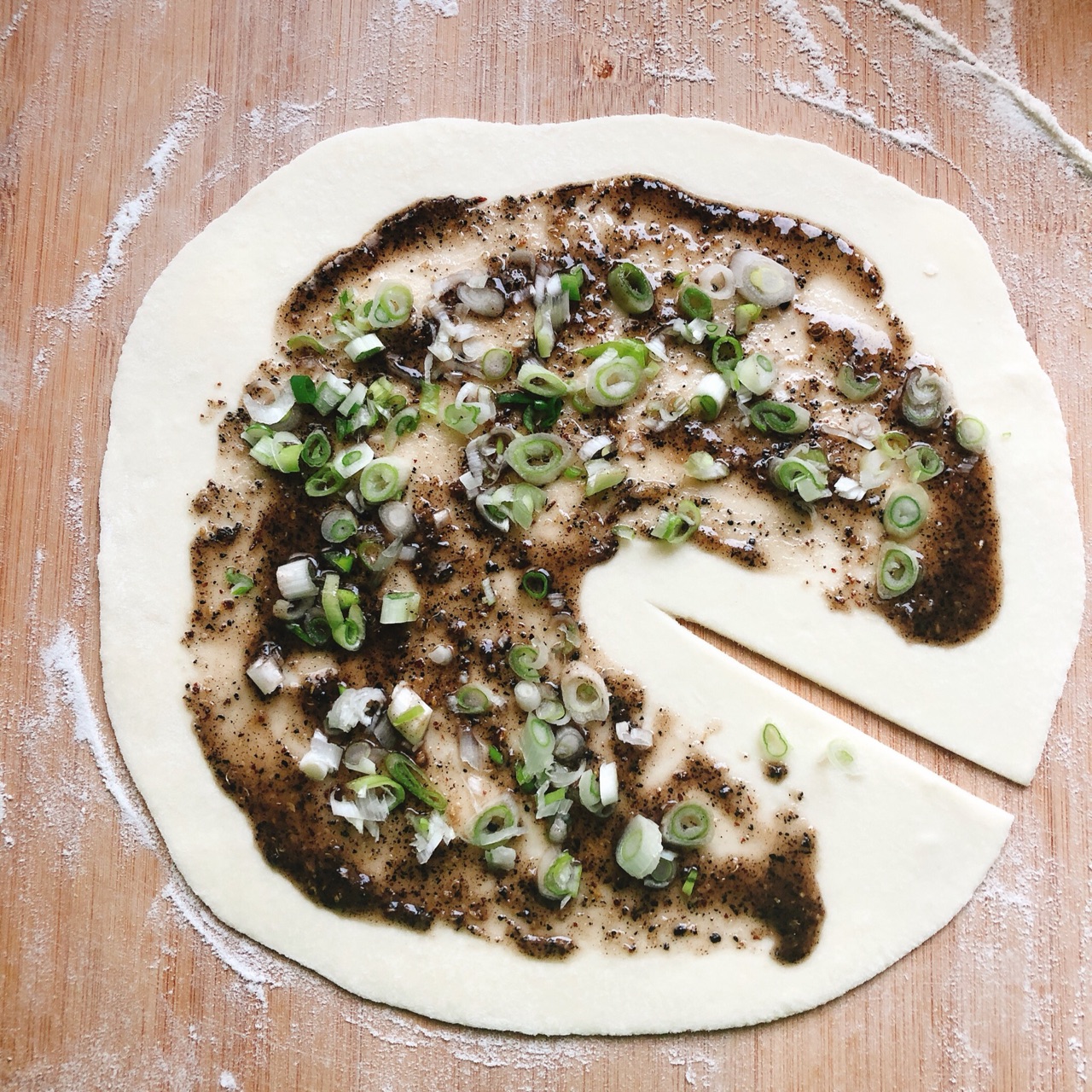 独家秘制~花椒葱花饼
