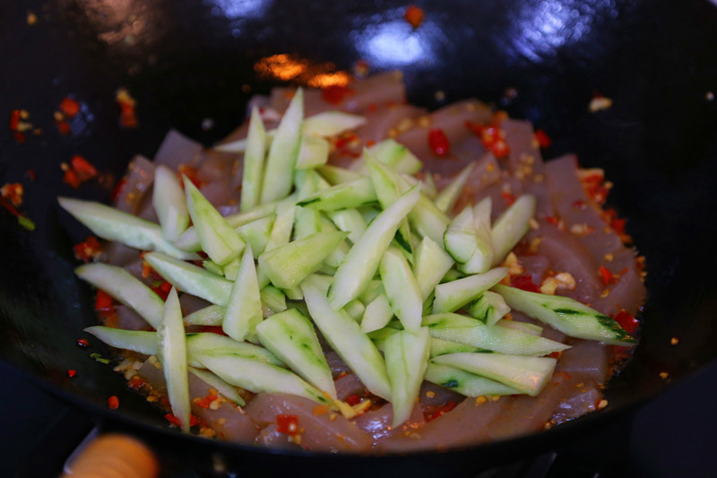 剁椒炒魔芋豆腐