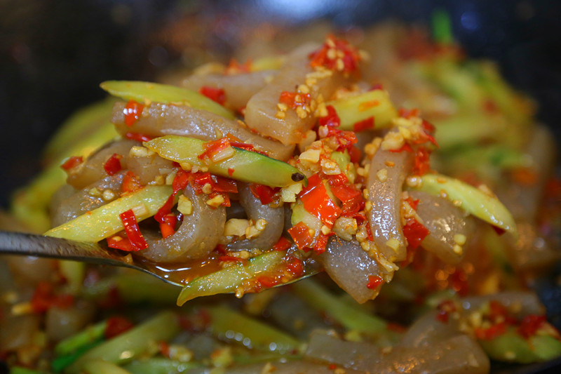 剁椒炒魔芋豆腐