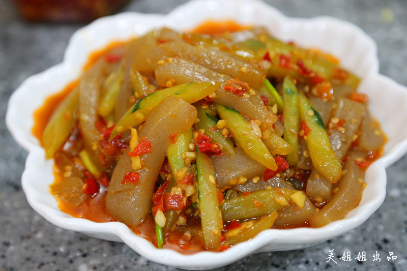 剁椒炒魔芋豆腐