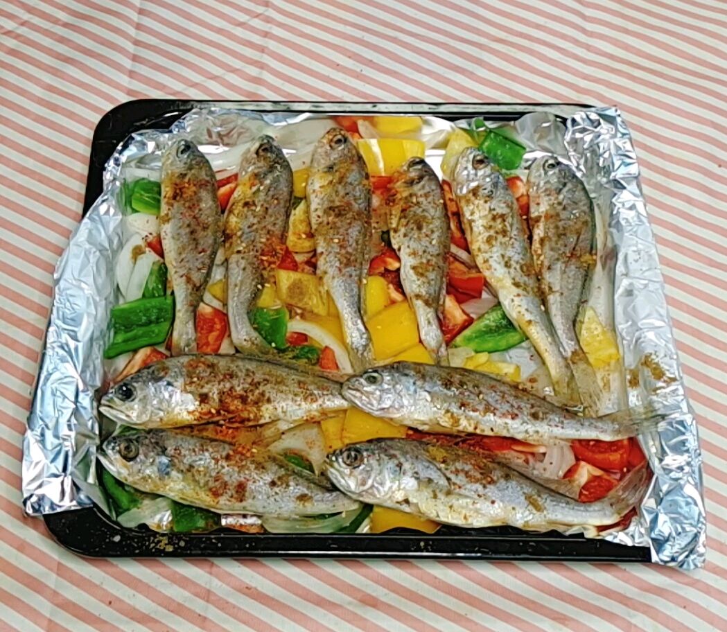 剁椒烤小黄鱼，秋日美食