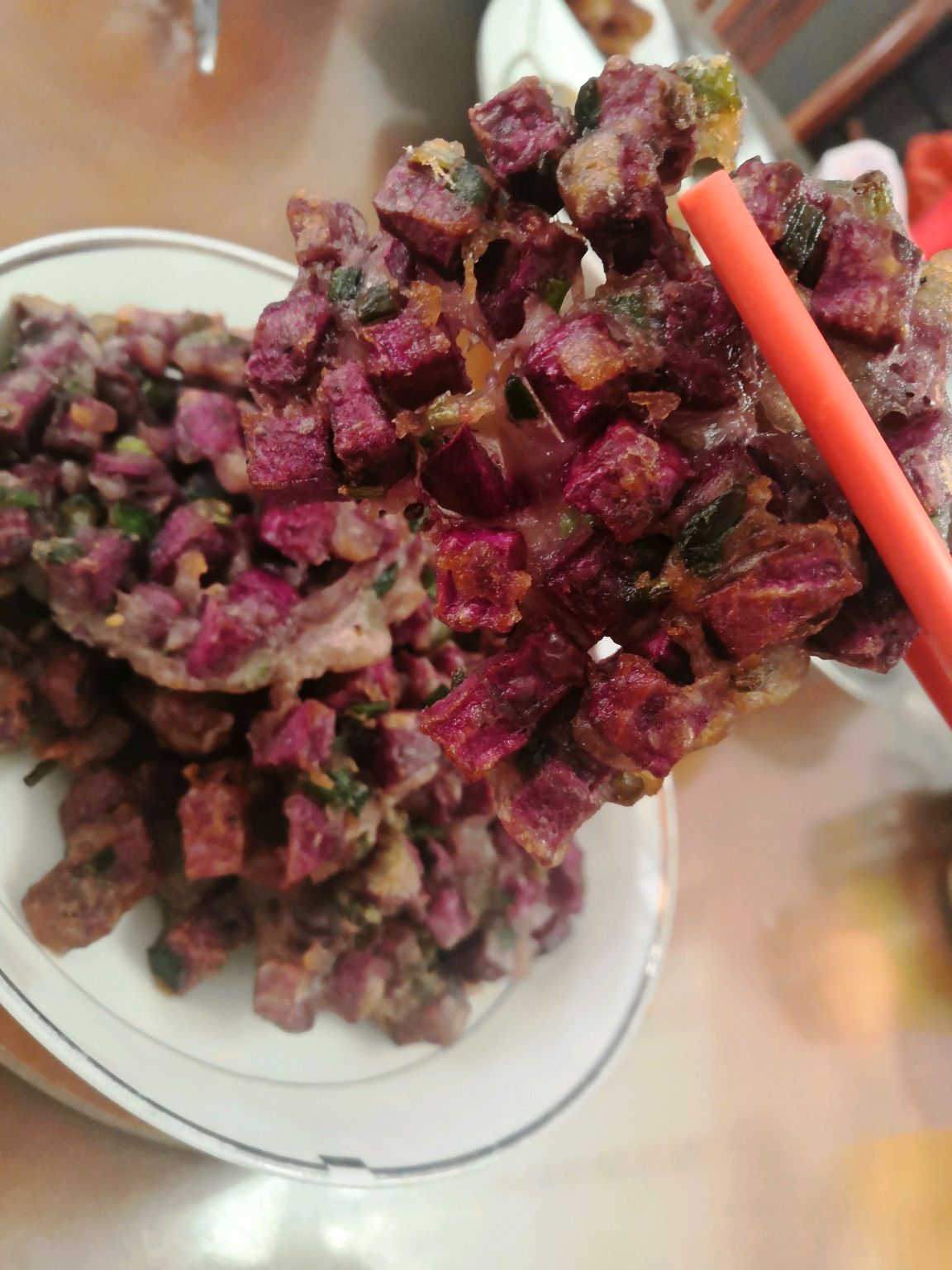 儿时回忆:番薯饼