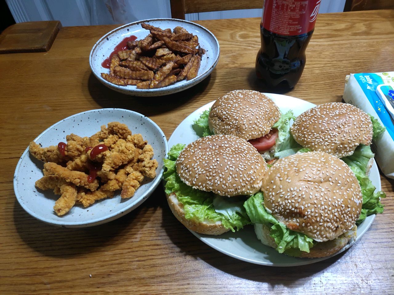 儿童汉堡套餐
