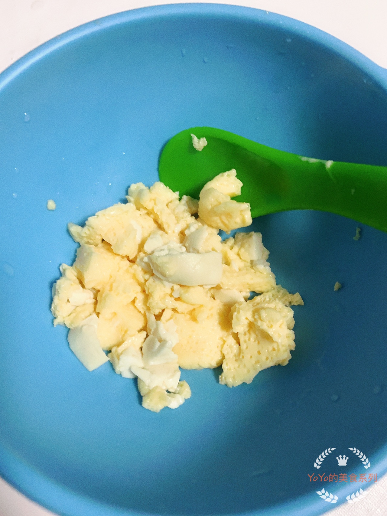 F的辅食～嫩豆腐水蒸蛋