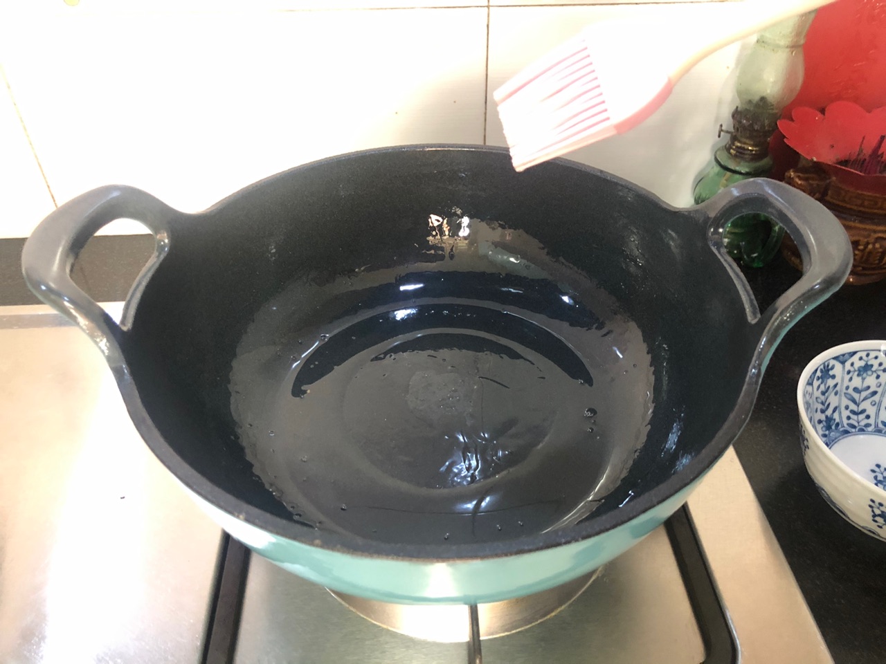 珐琅锅版的广式腊味煲仔饭