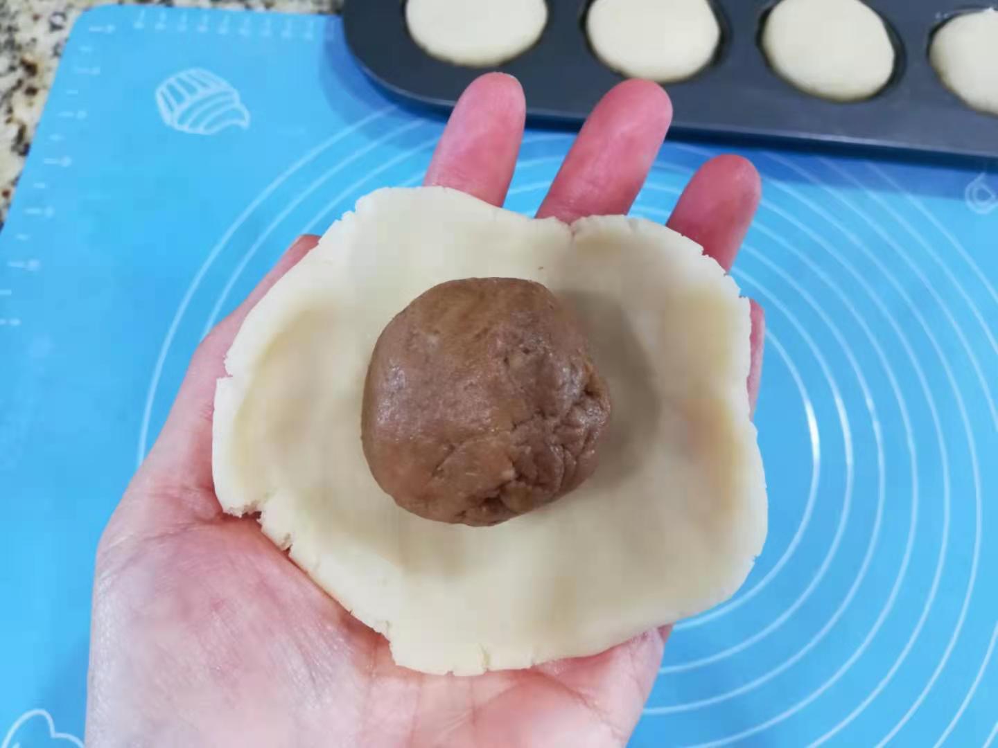 法式迷你乳酪挞蛋糕 外酥内绵 三种口味芝士夹馅 好吃到飞起