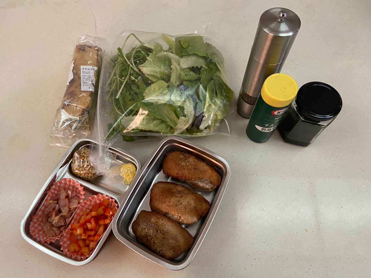法式鸭胸沙拉（我的年菜菜单）