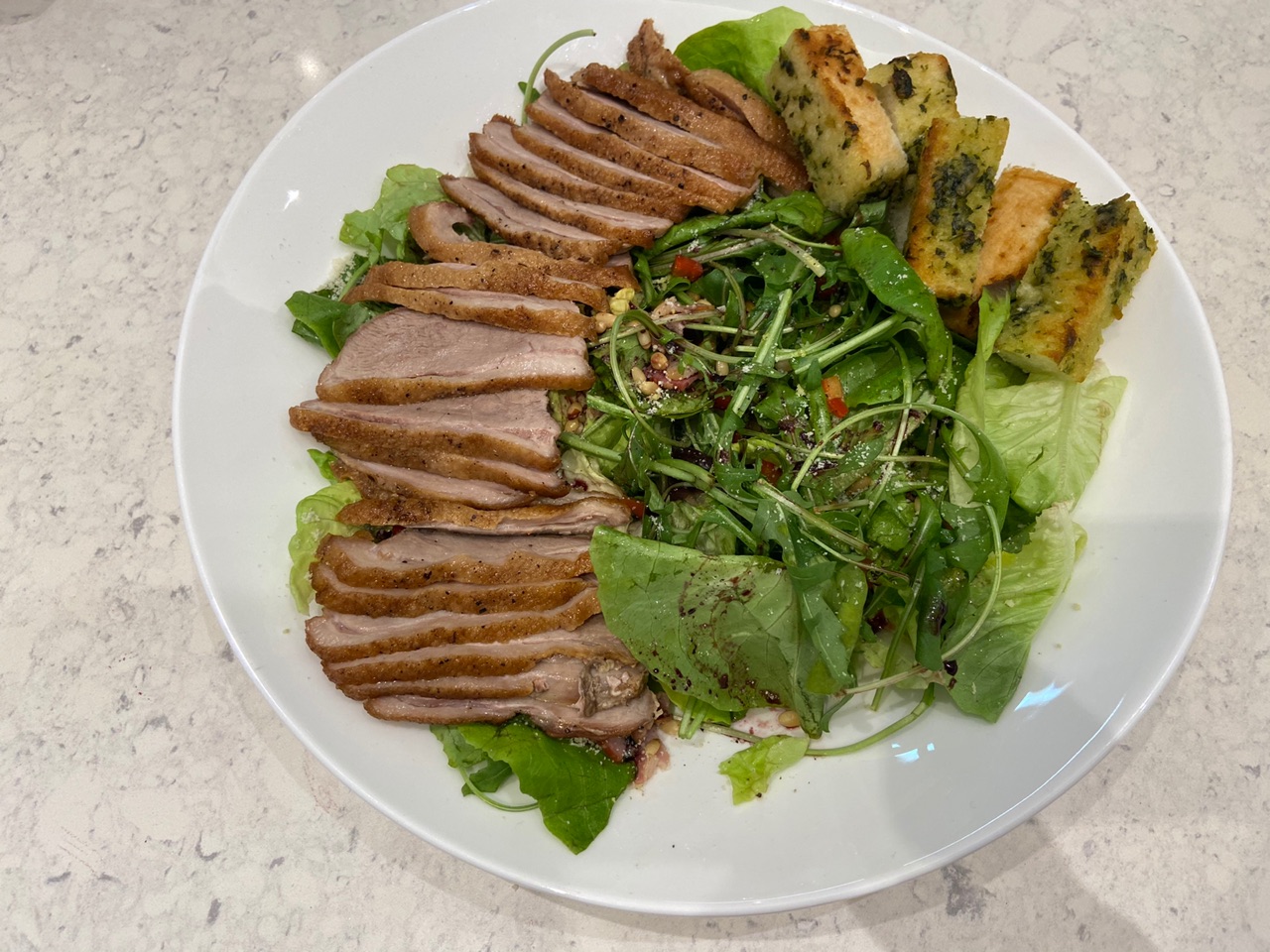 法式鸭胸沙拉（我的年菜菜单）
