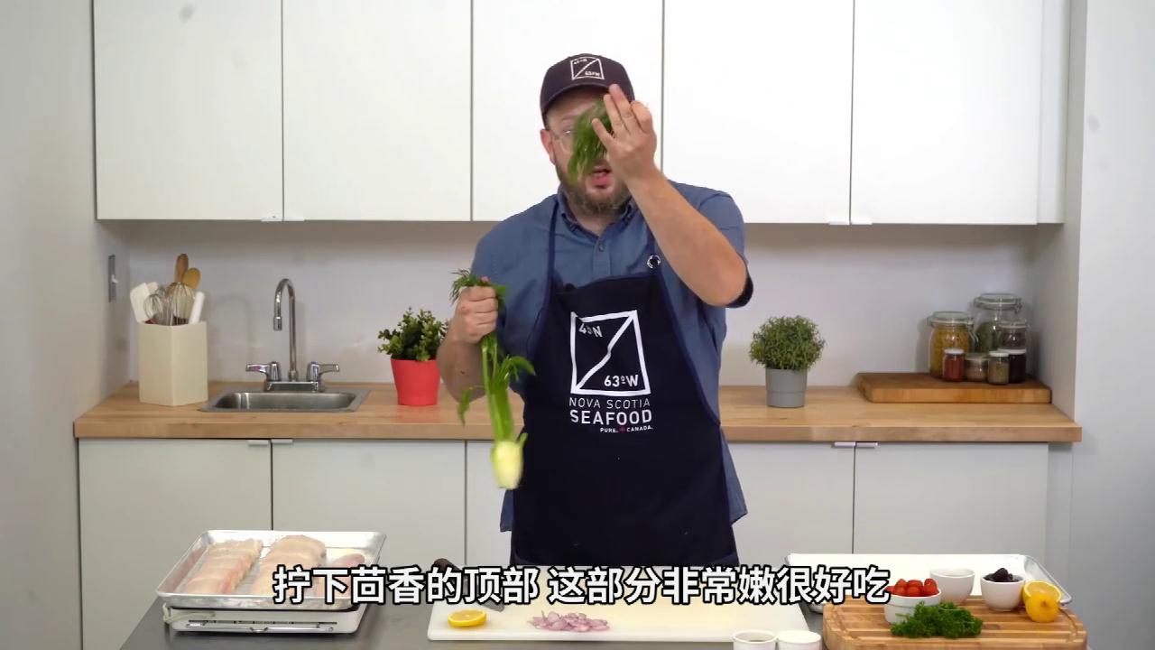法式纸包烘焙大比目鱼排