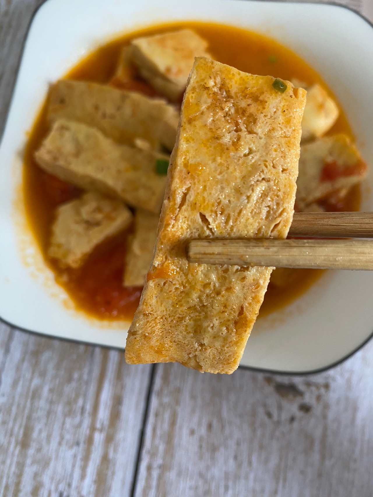 番茄红烧老豆腐