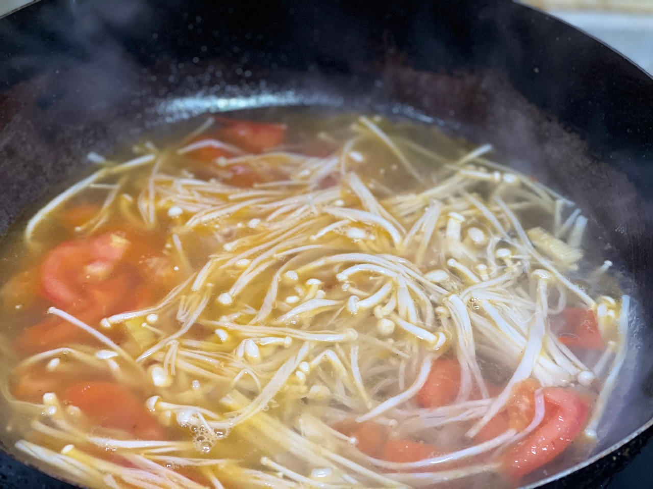 番茄鸡肉丸子汤