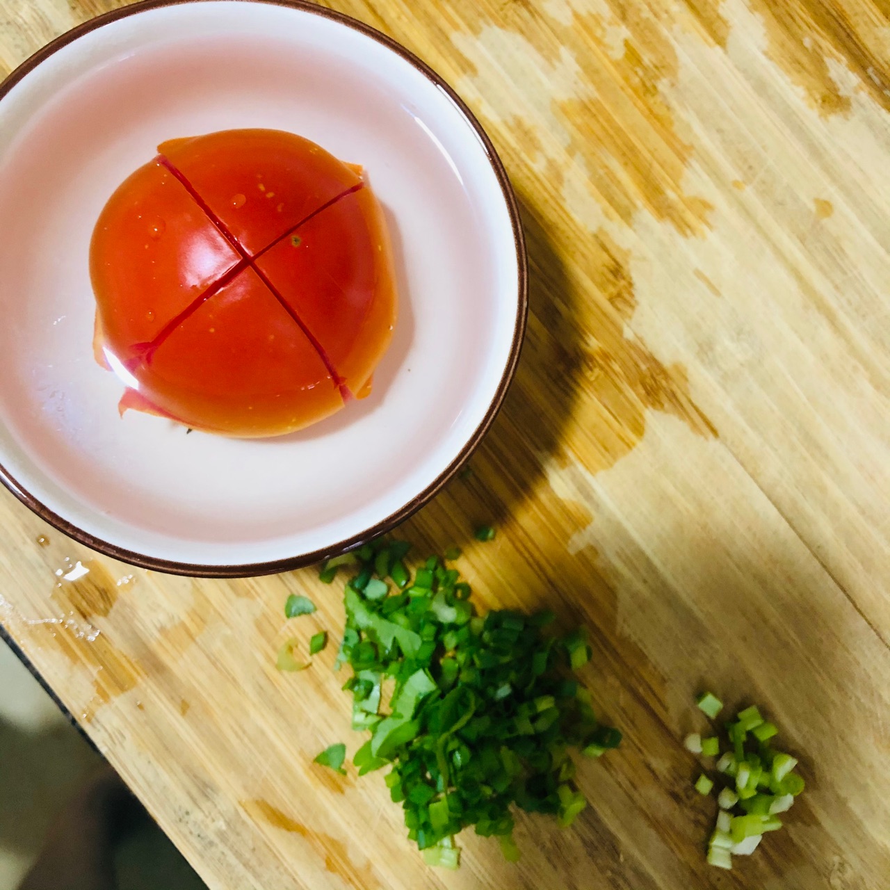 番茄金针菇蛋汤