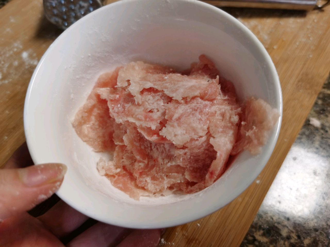 番茄口蘑锤肉片汤