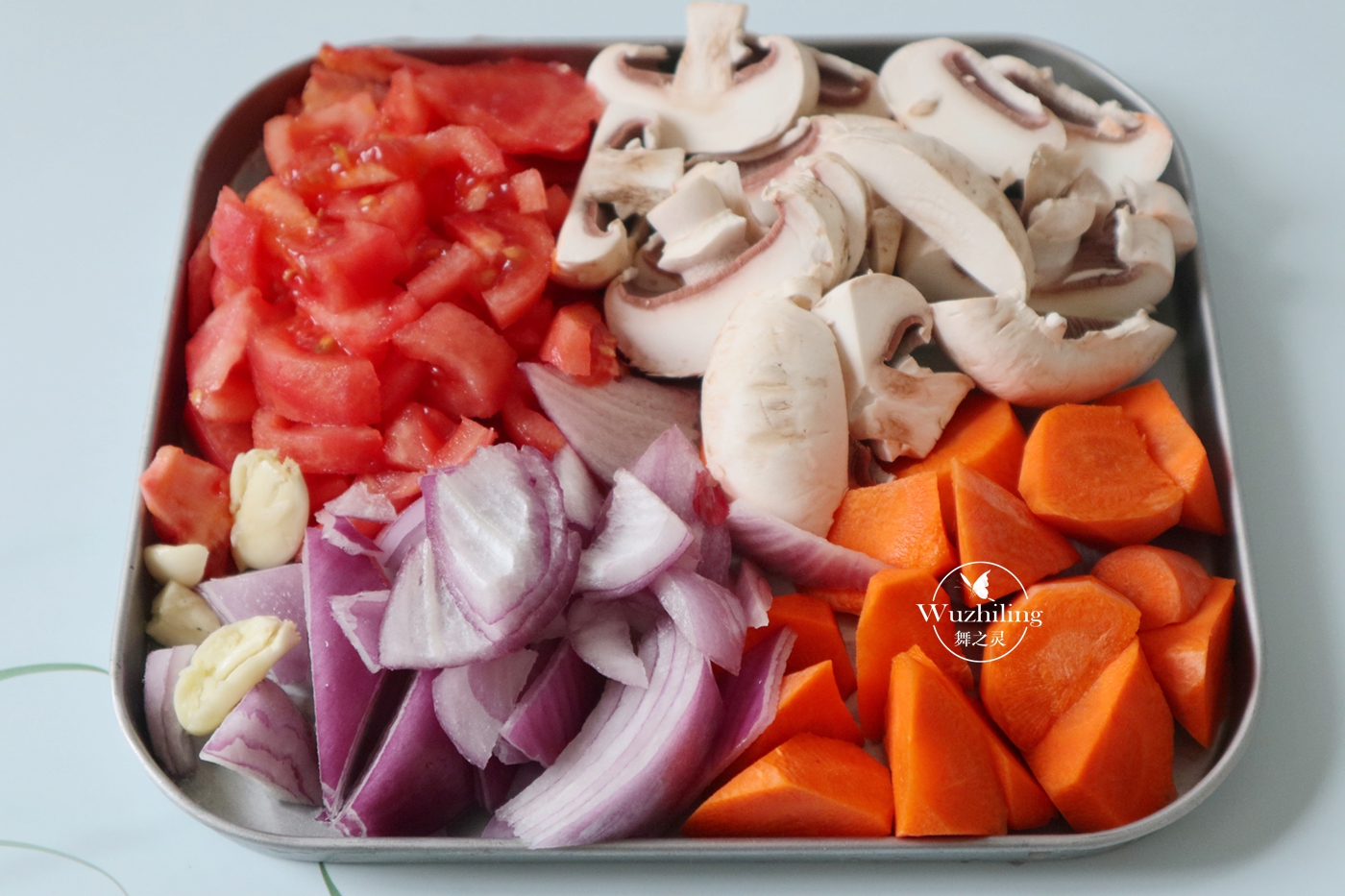 【番茄蘑菇炖牛腩】孩子多吃长个快，开胃营养