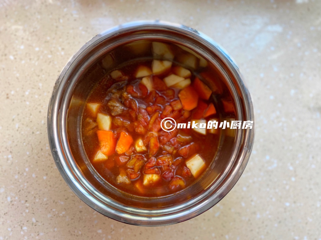 番茄牛腩盖饭