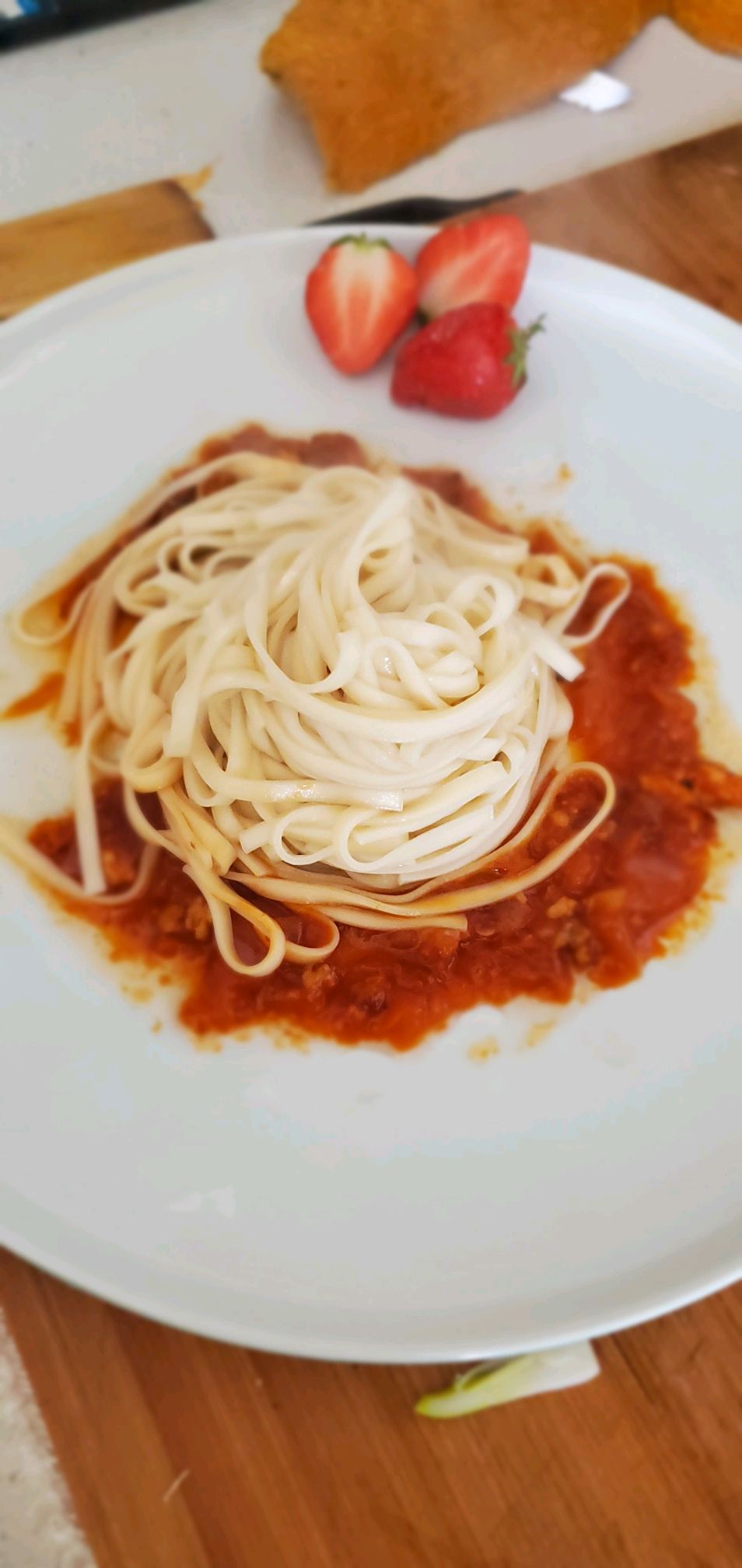 番茄肉酱面