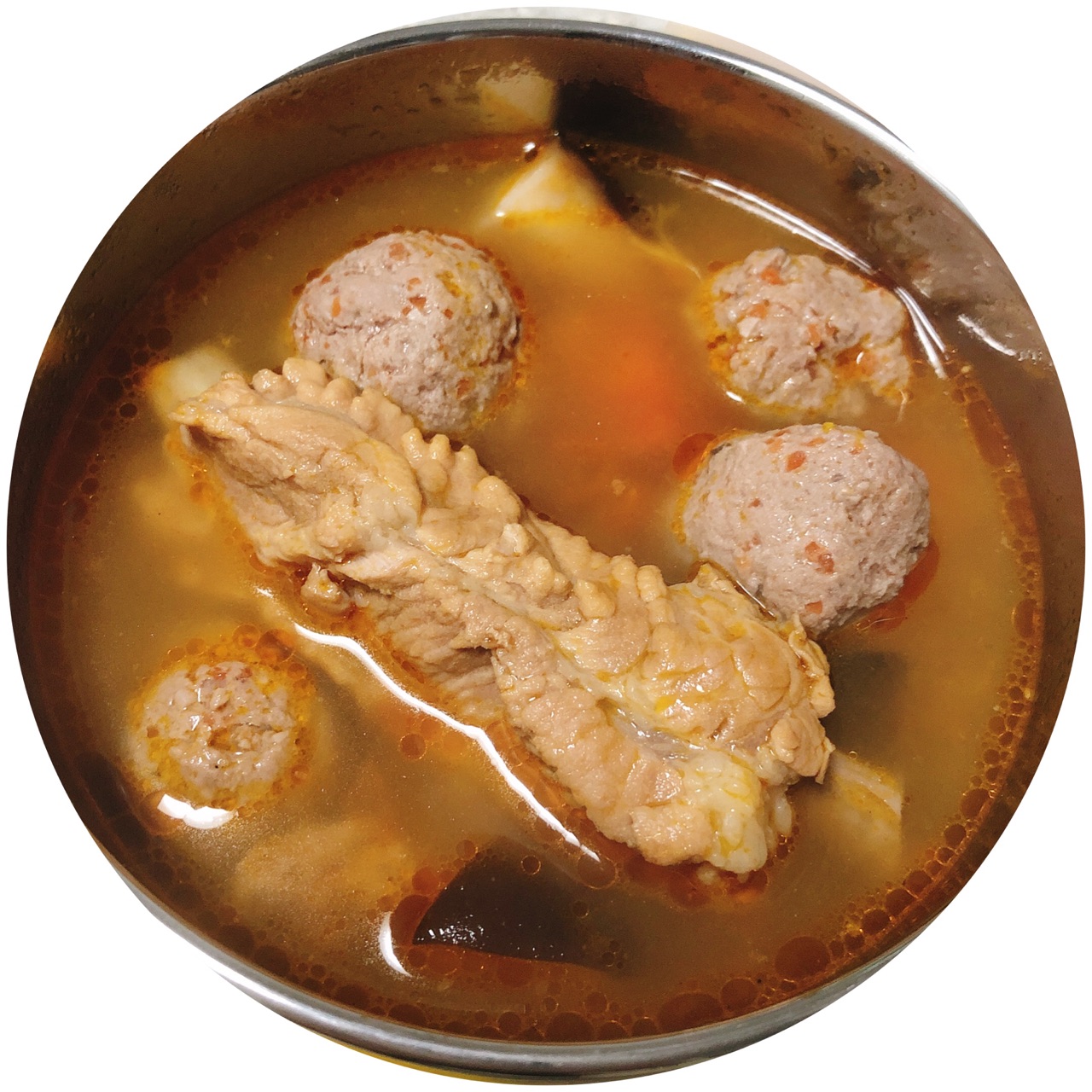 番茄肉圆子