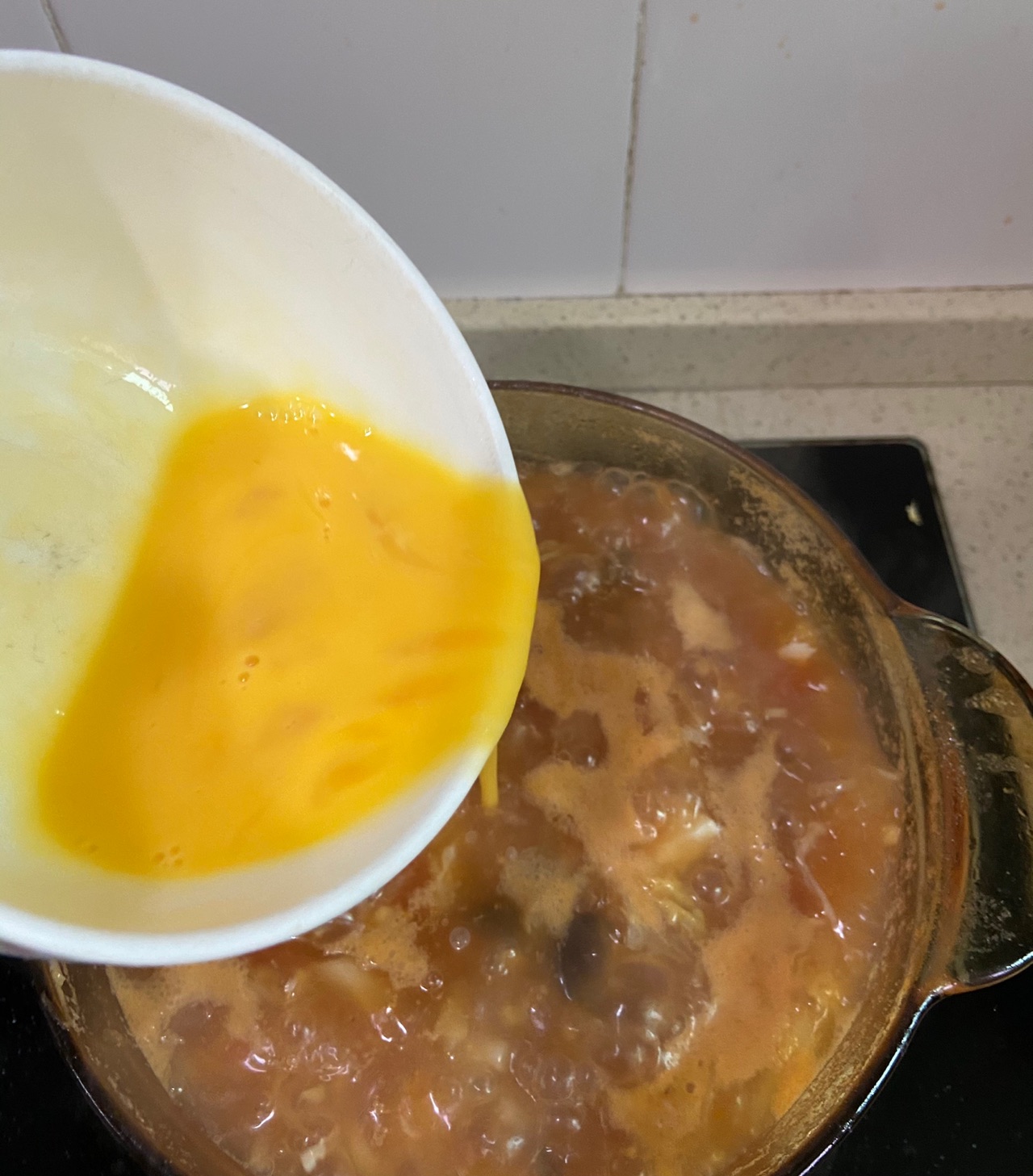 番茄虾仁豆腐汤