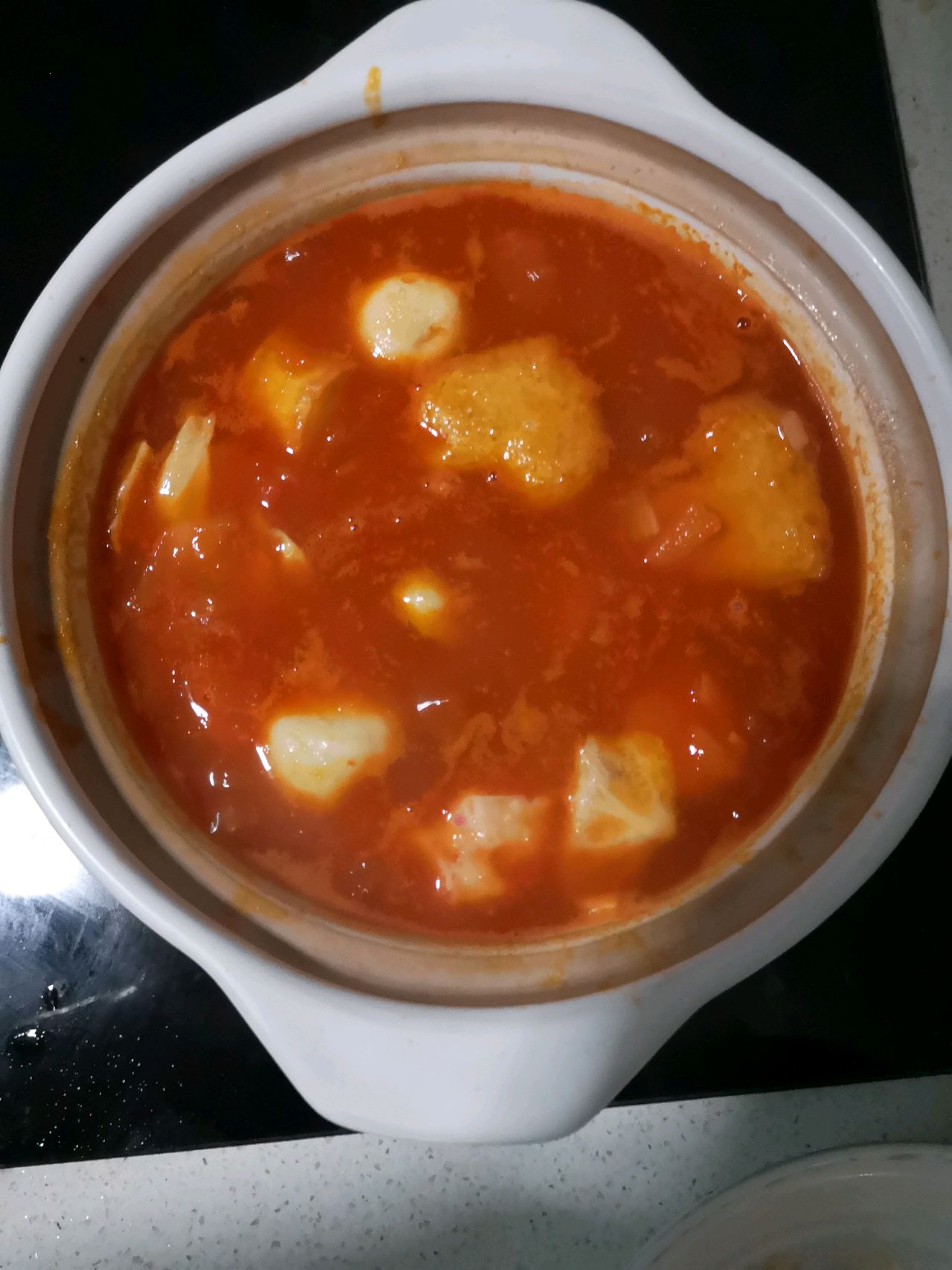 番茄鱼丸火锅