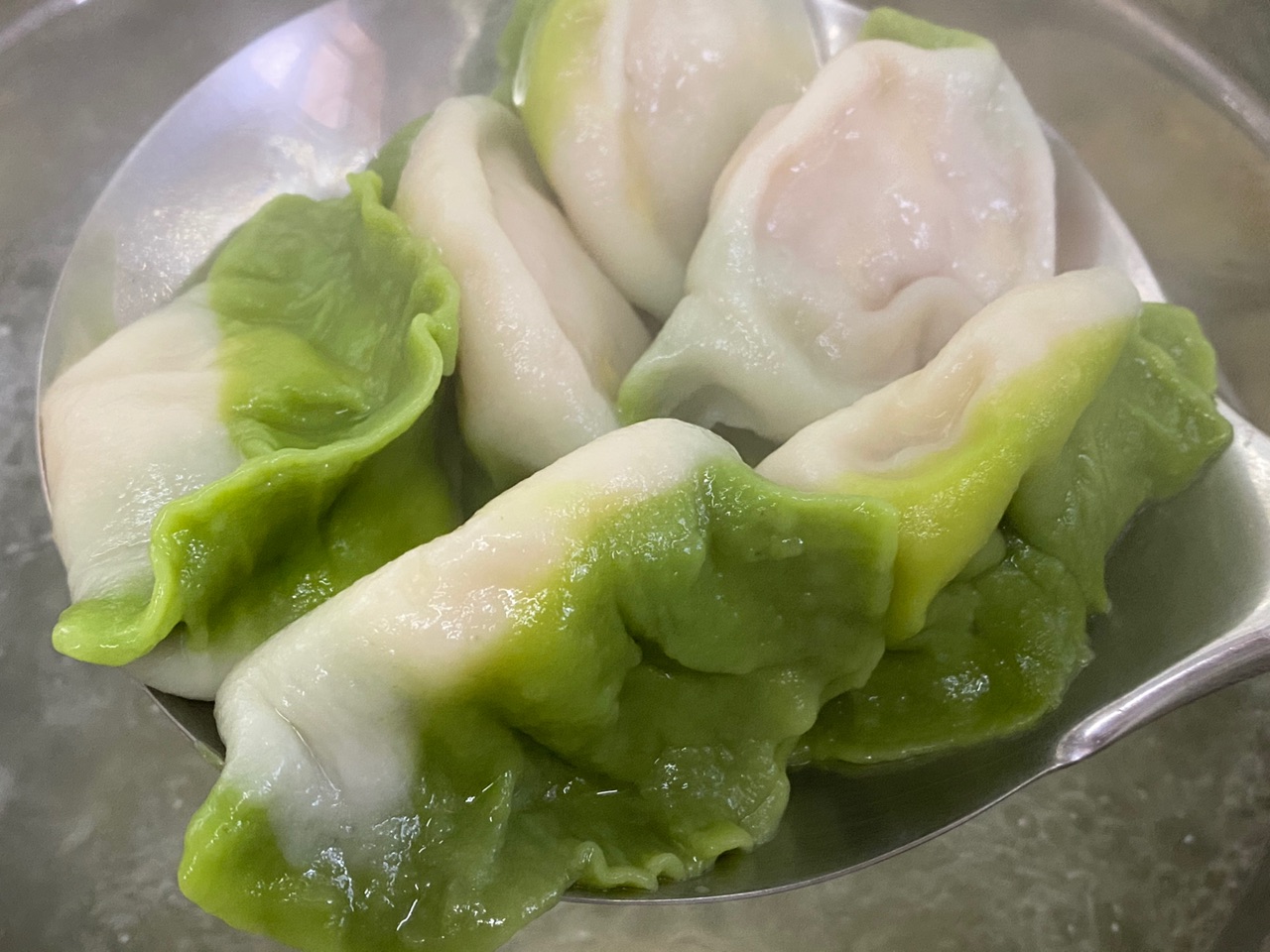 翡翠白菜饺