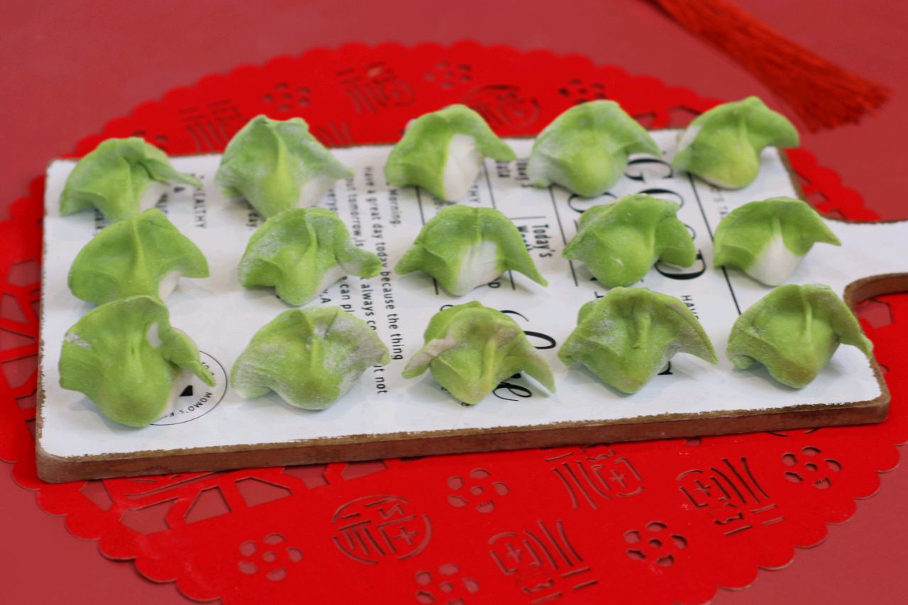 翡翠白玉饺