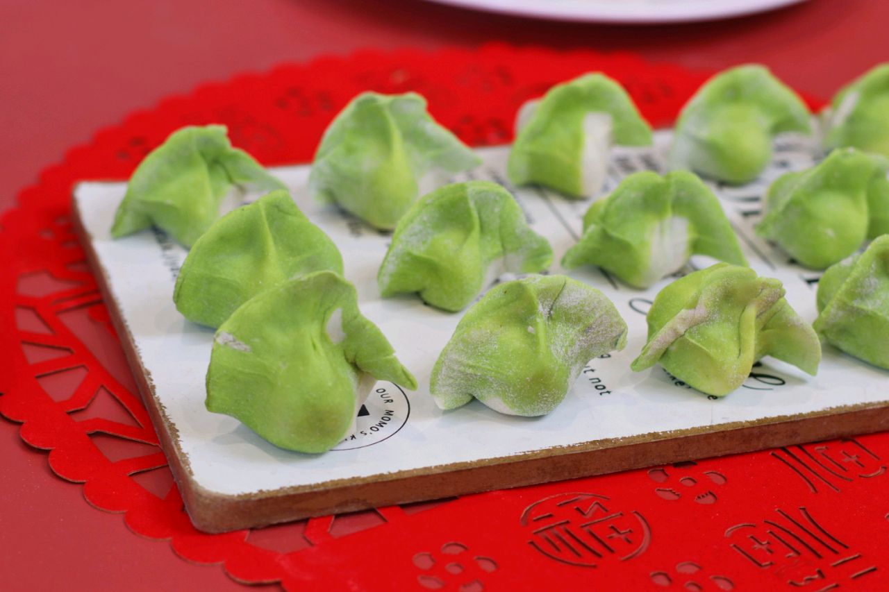 翡翠白玉饺