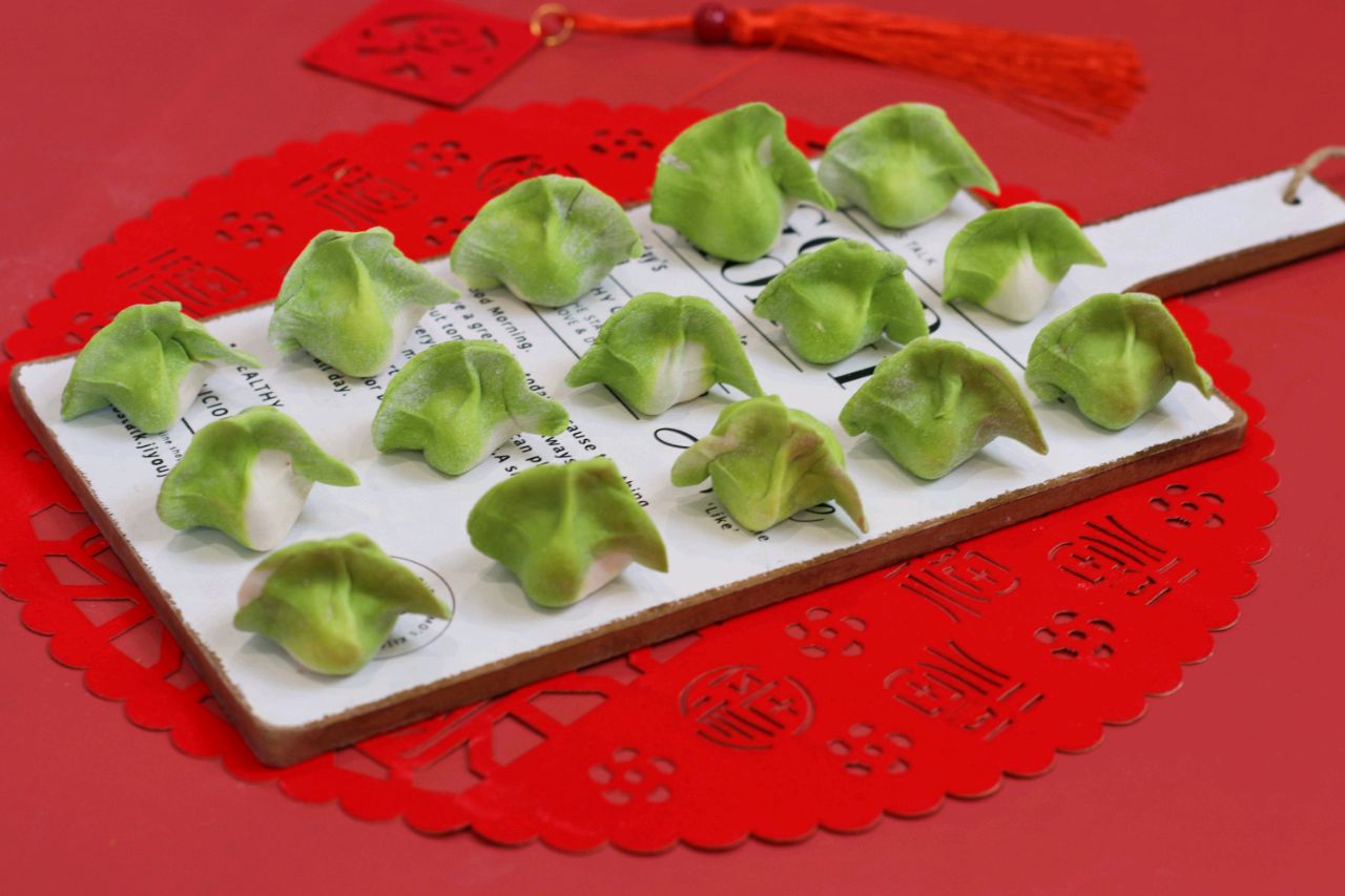 翡翠白玉饺