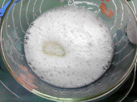 翡翠茼蒿蛋糕