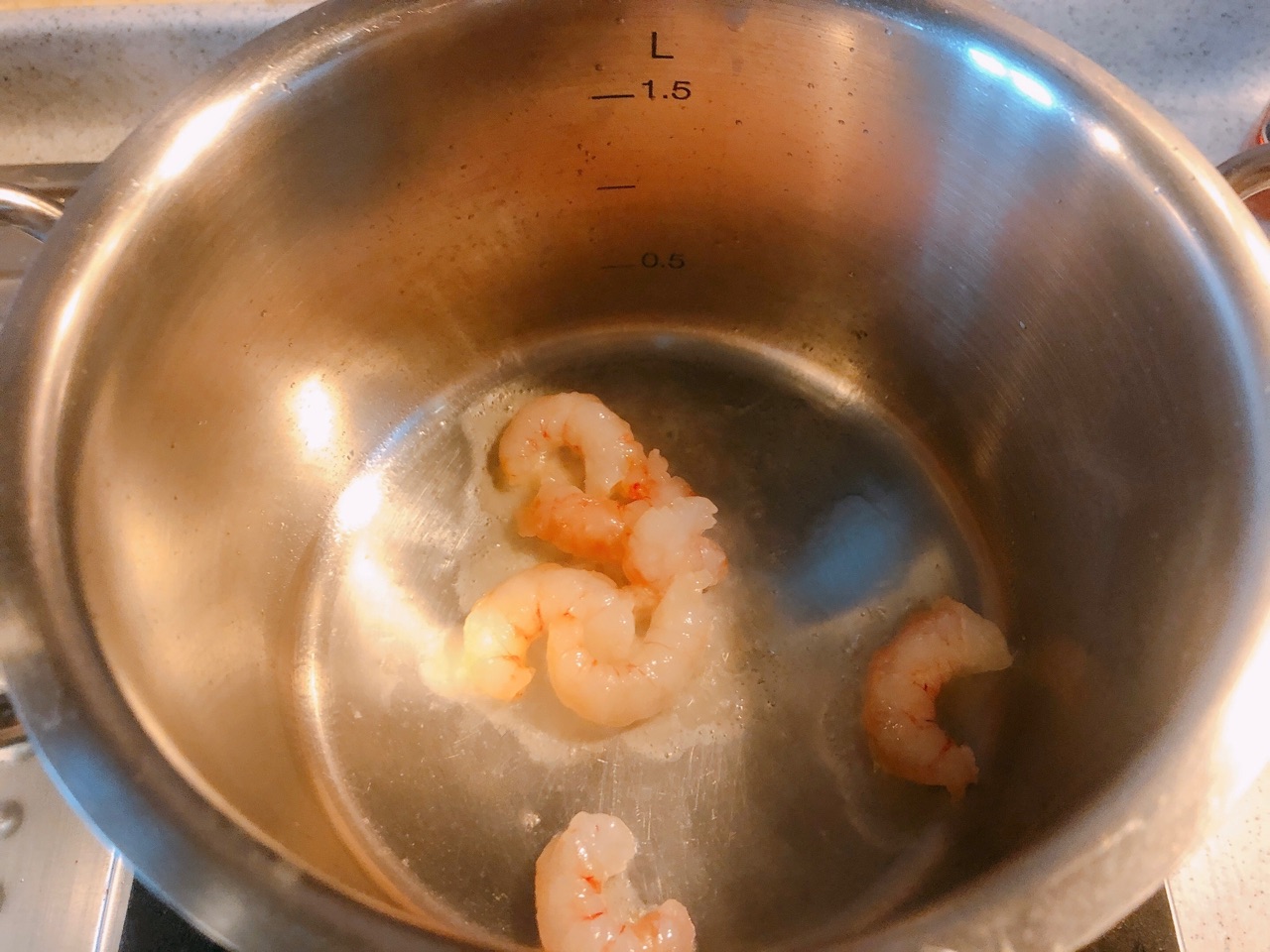 翡翠虾仁荠菜豆腐羹