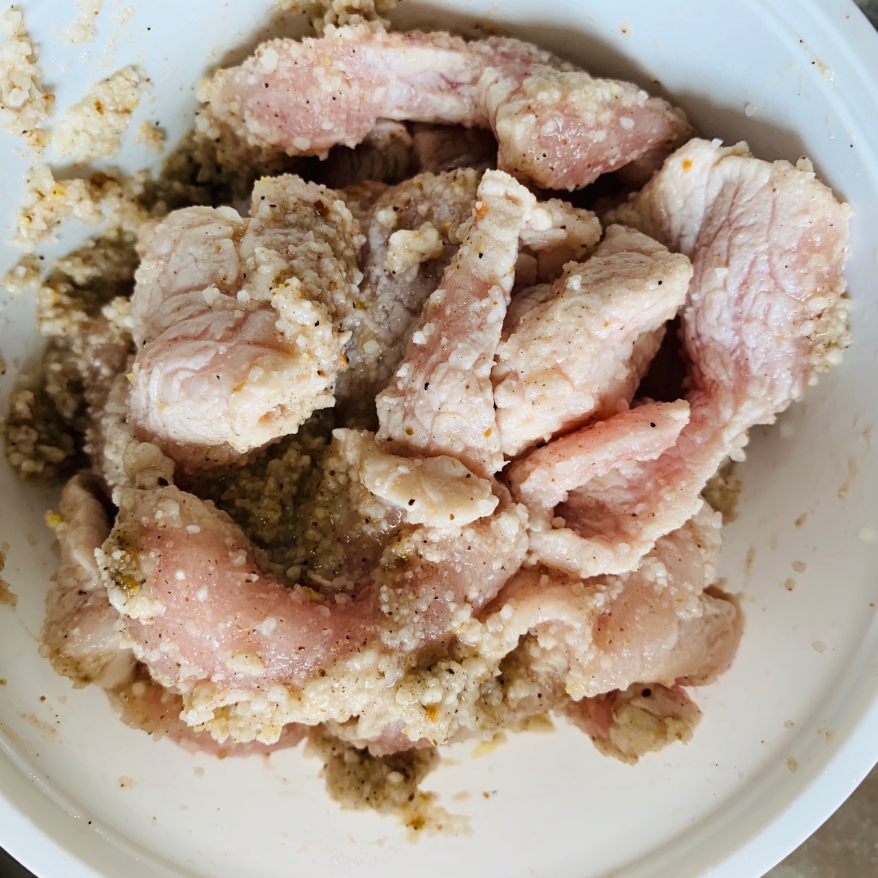 粉煎肉