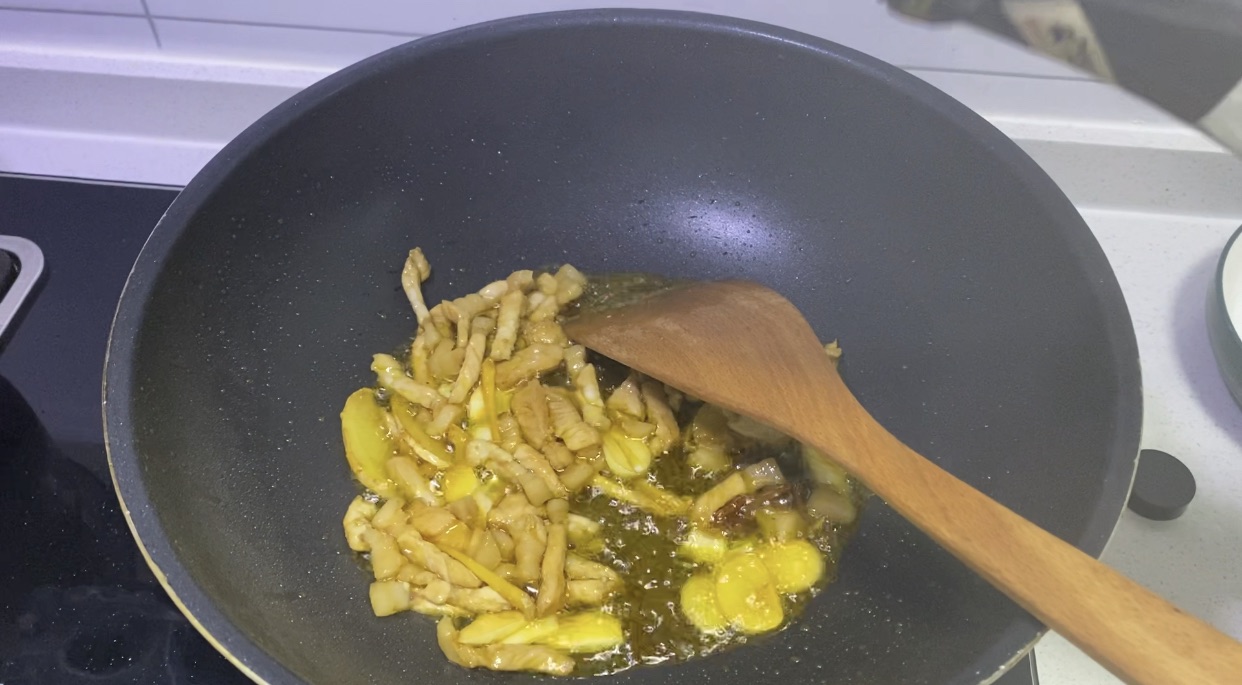 粉皮炒肉