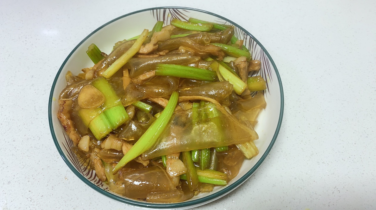 粉皮炒肉