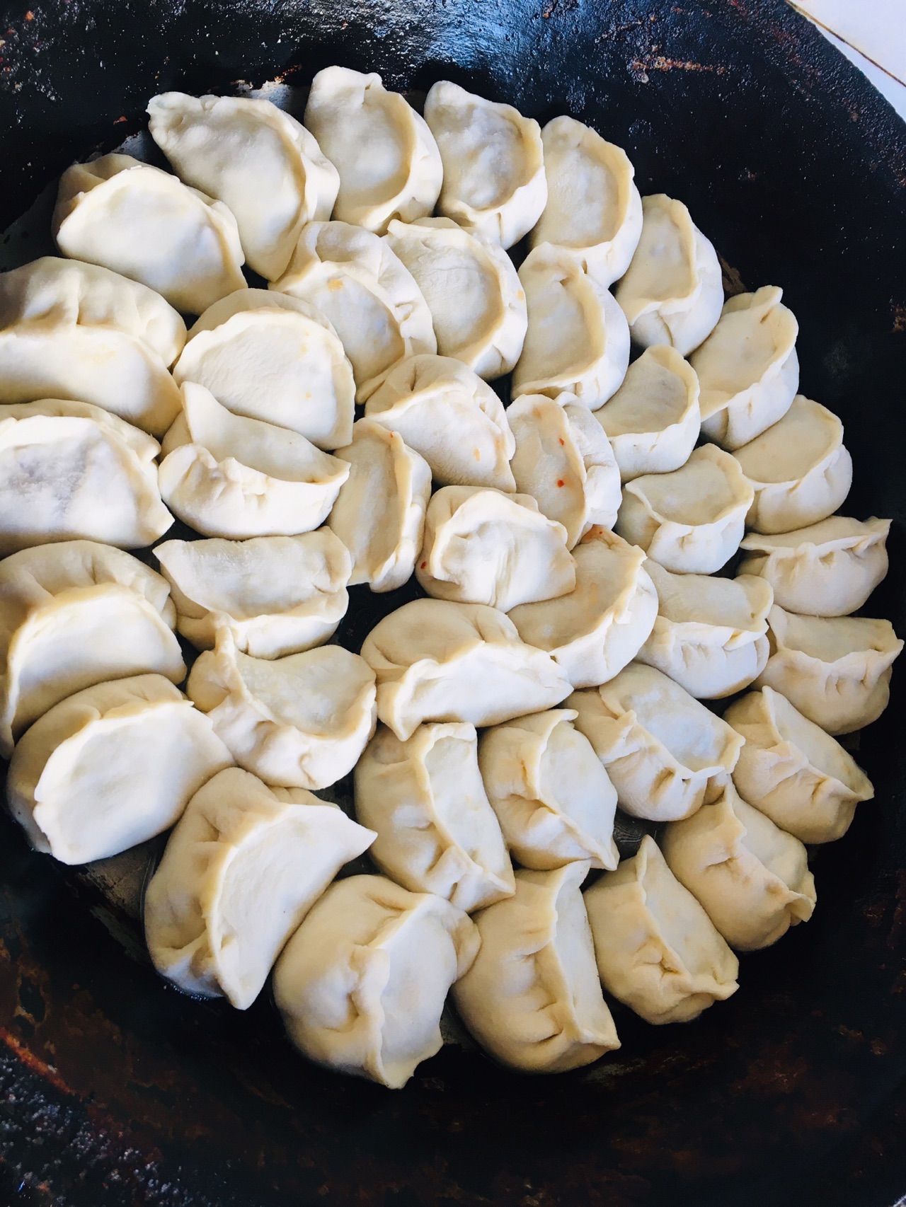 粉丝锅贴饺子