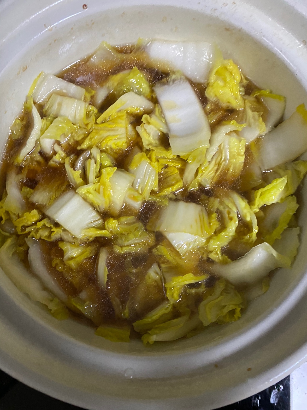 粉丝娃娃菜煲