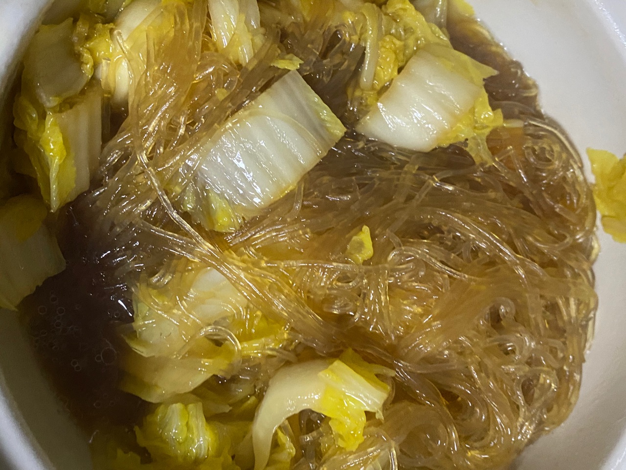 粉丝娃娃菜煲