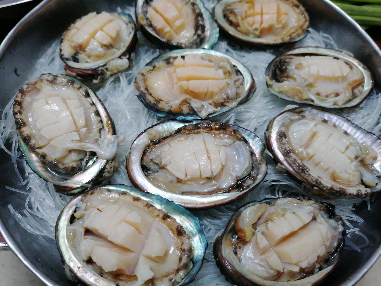 粉丝蒸鲍鱼