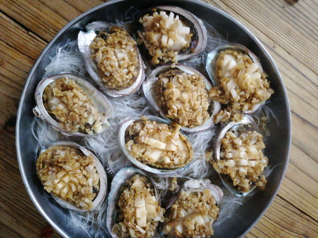 粉丝蒸鲍鱼