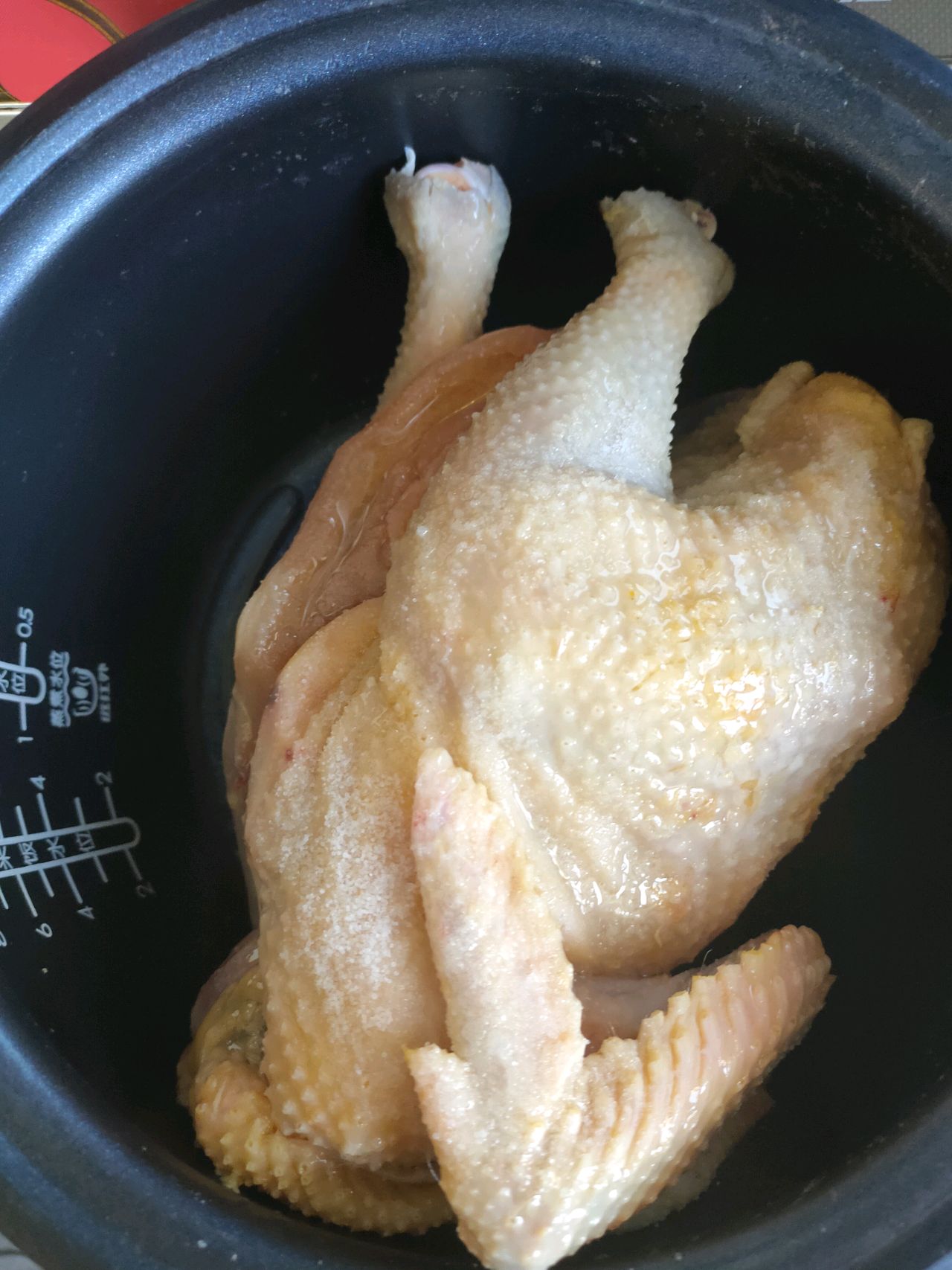 蜂蜜电饭锅烤鸡