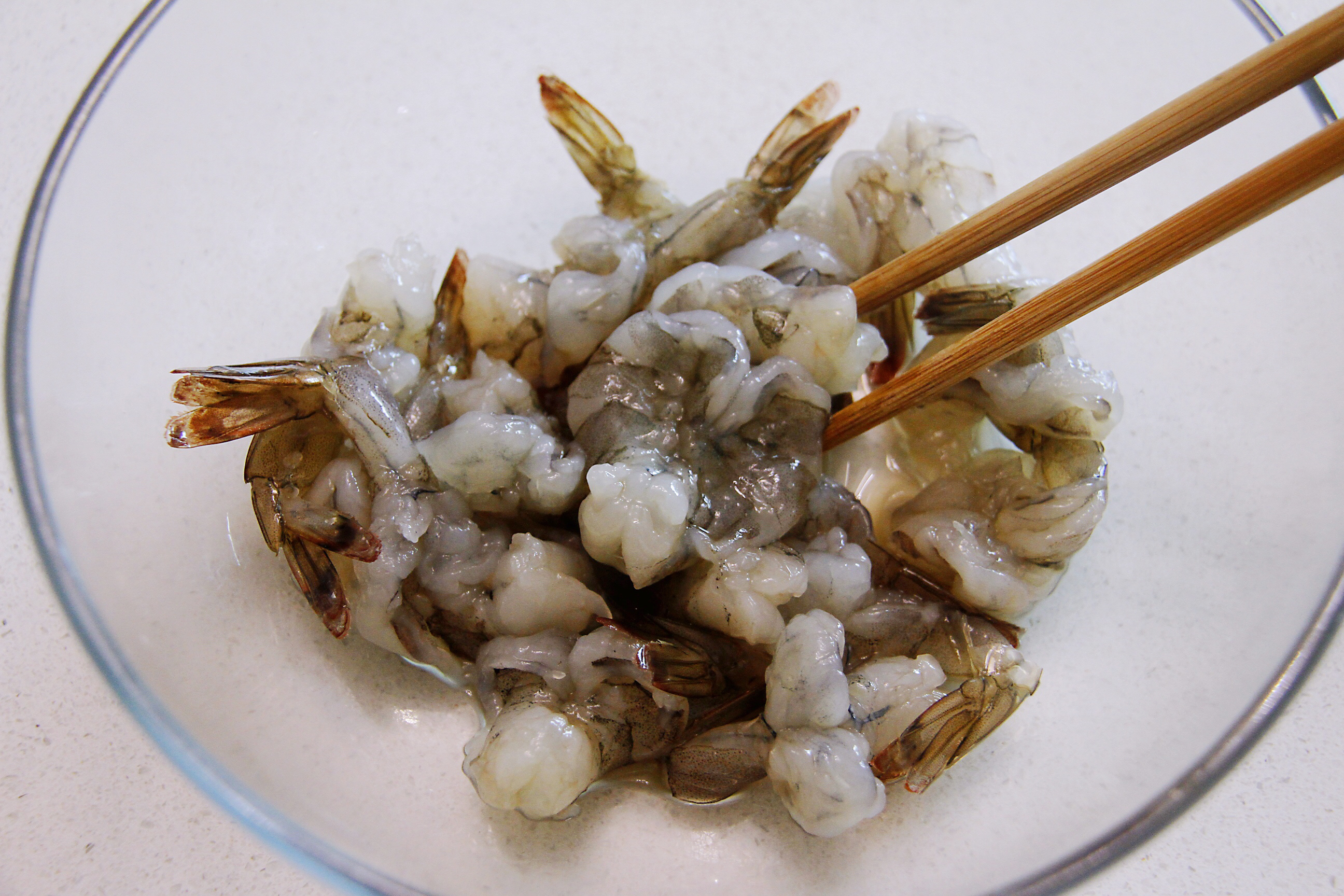 凤尾黄金虾球