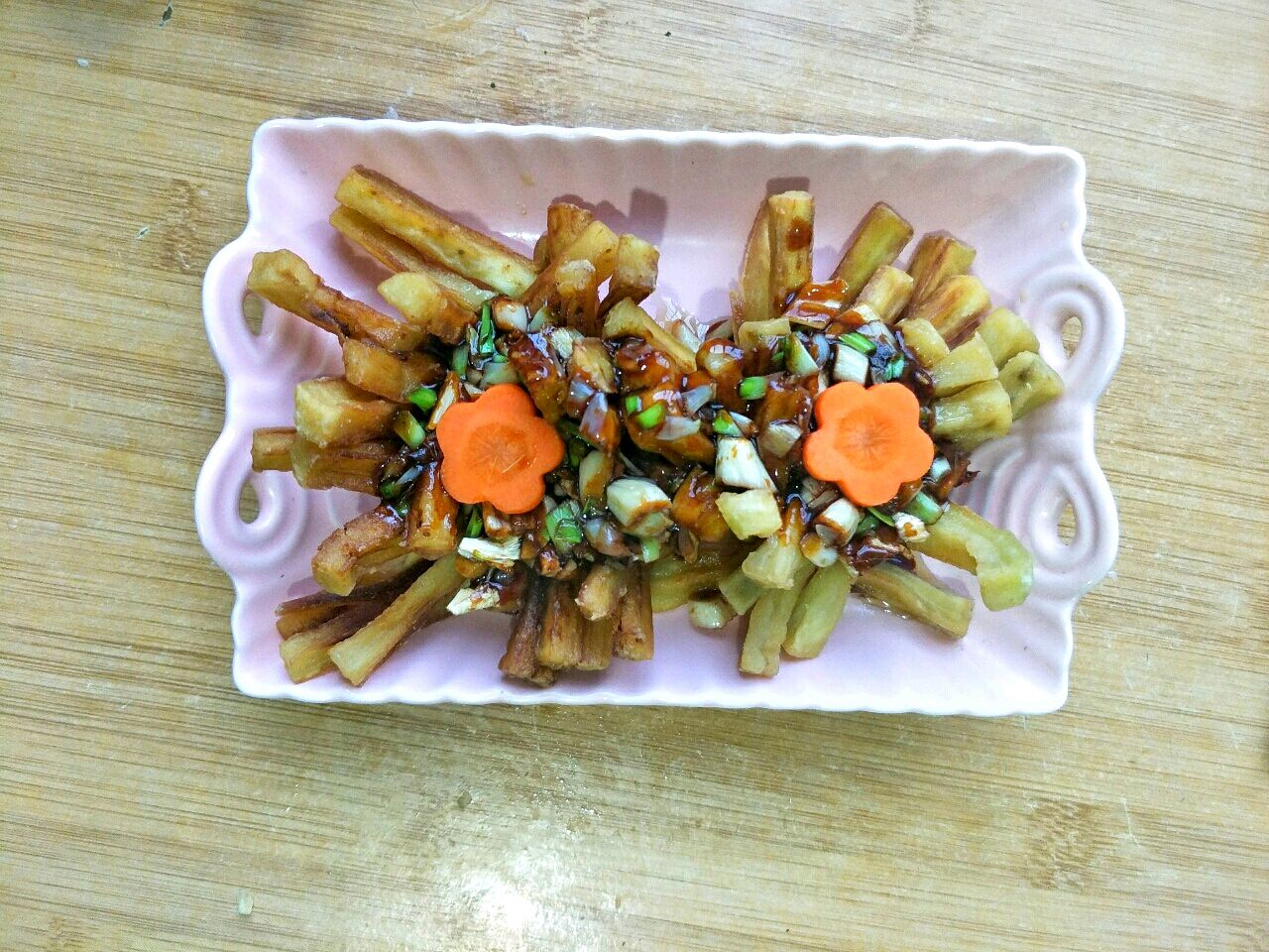 富贵花开:蒜香茄子