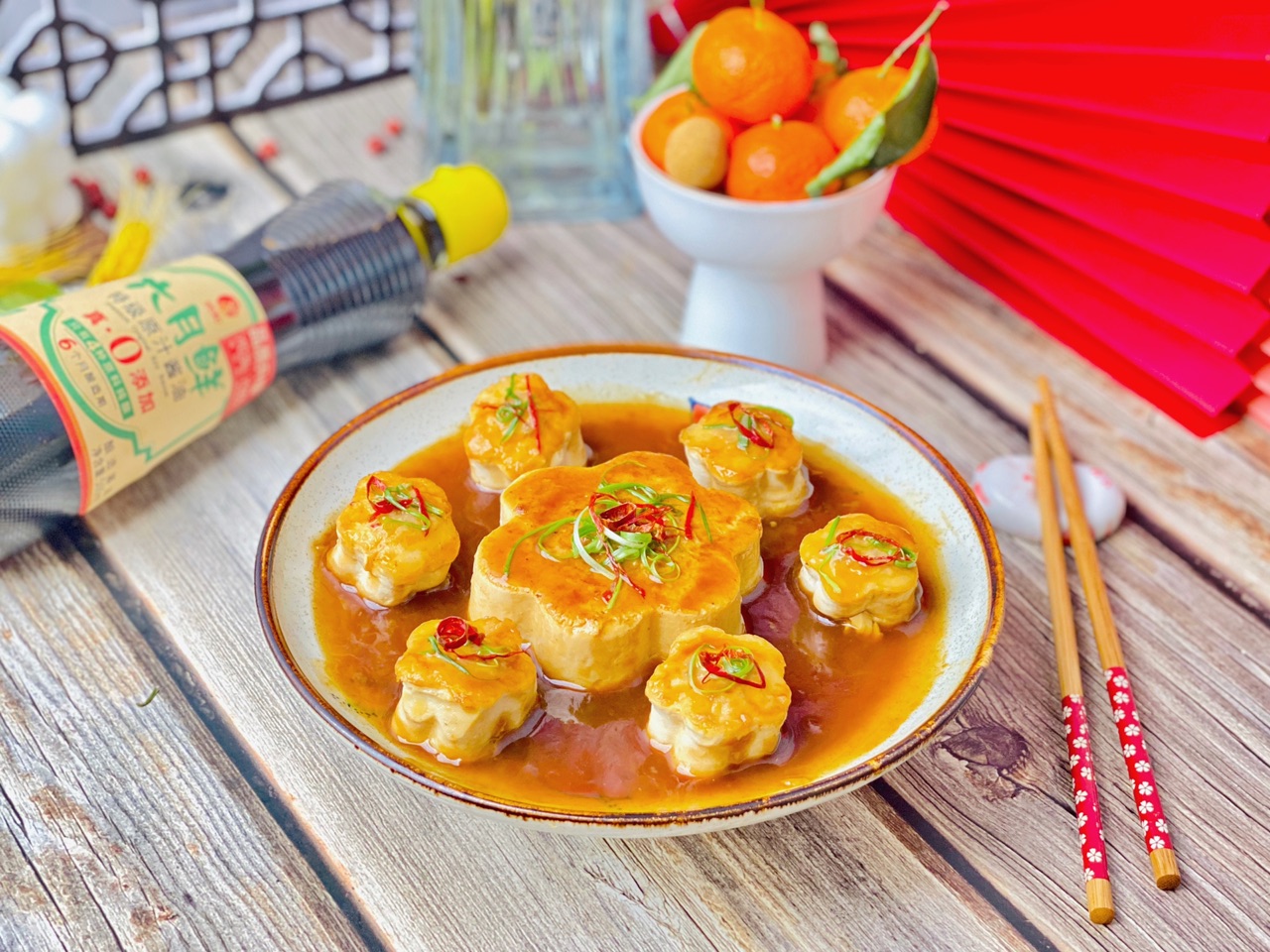 福禄“瘦”喜酿豆腐