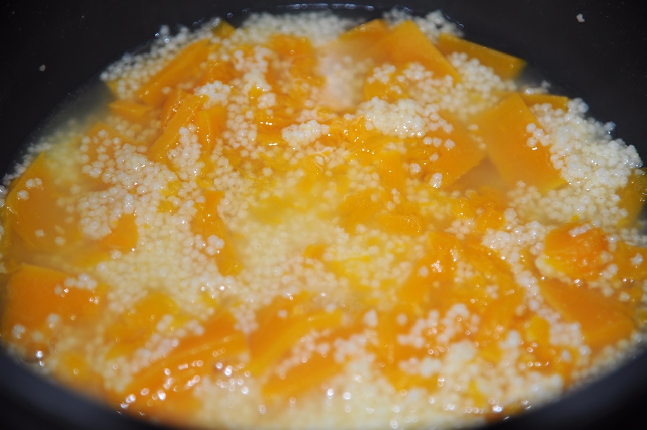 辅食之南瓜小米羹