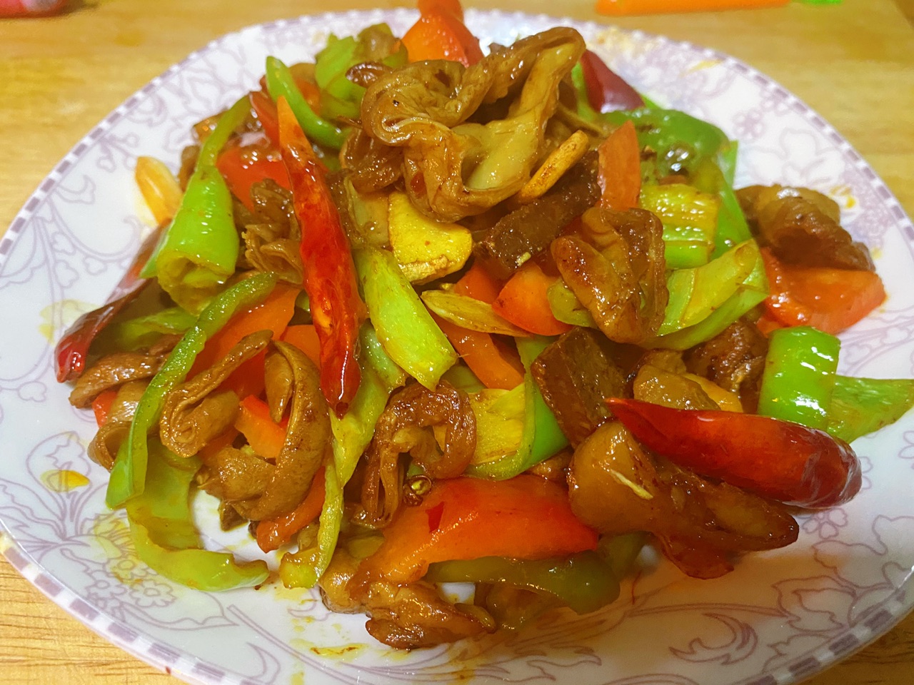 干煸肥肠