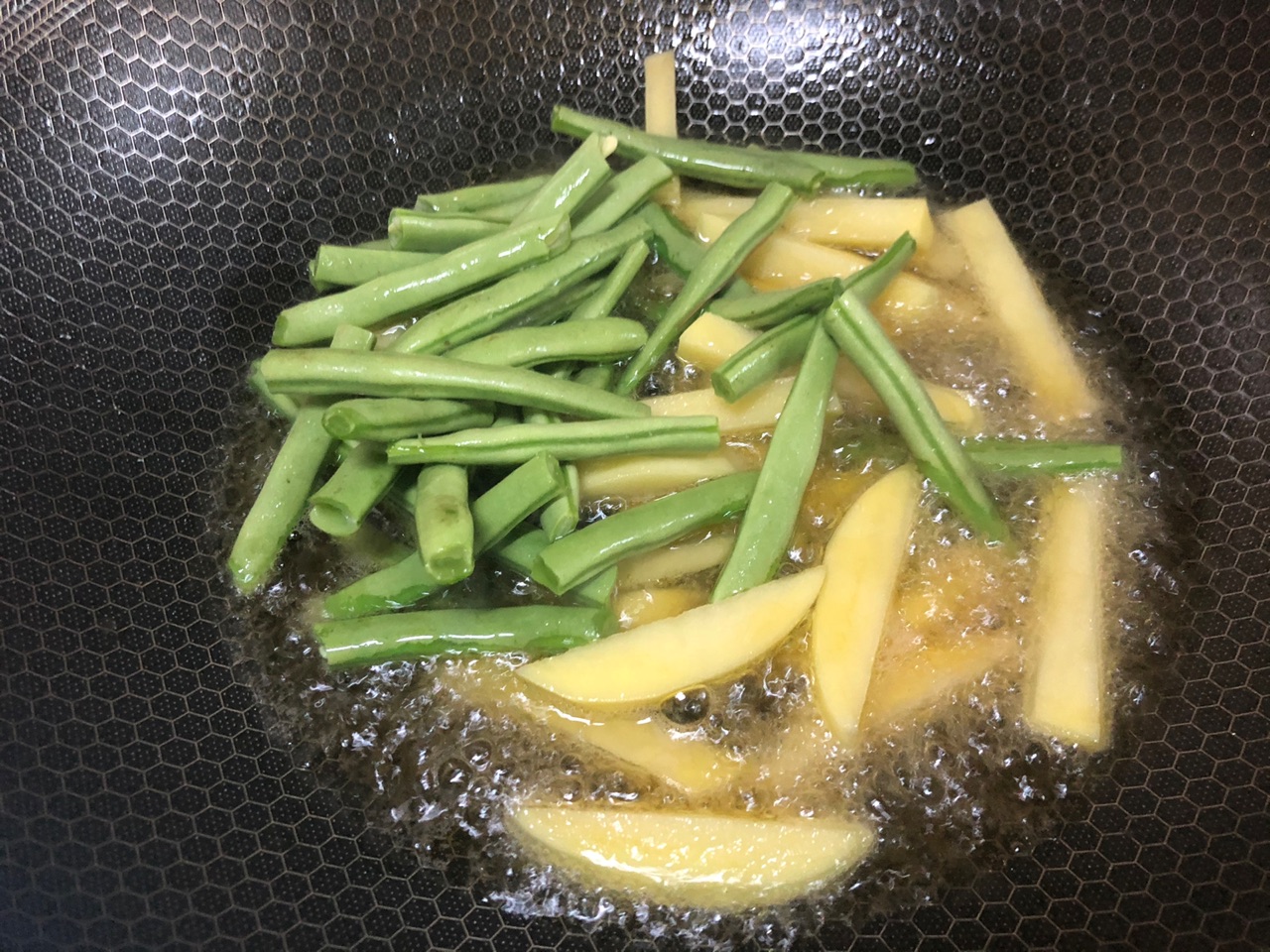 干煸土豆豆角